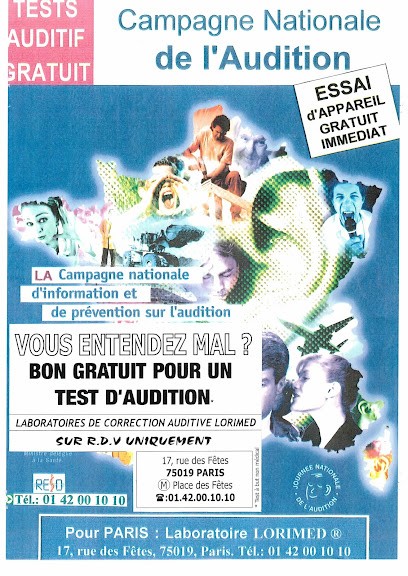 Les Laboratoires De Correction Auditive LORIMED, Audioprothésiste à Sarcelles